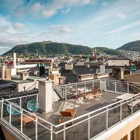 Torgalmenningen Town Square, Yet Quiet, Elevator In Building * Bergen