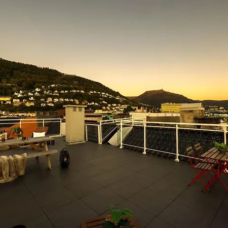 Torgalmenningen Town Square, Yet Quiet, Elevator In Building