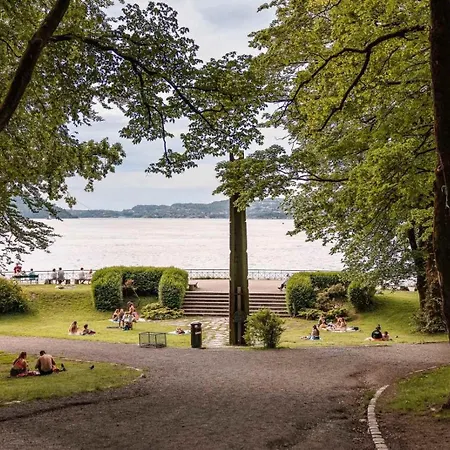 Torgalmenningen Town Square, Yet Quiet, Elevator In Building Bergen