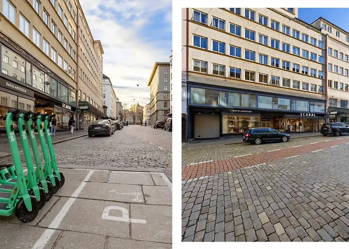 Torgalmenningen Town Square, Yet Quiet, Elevator In Building * Bergen